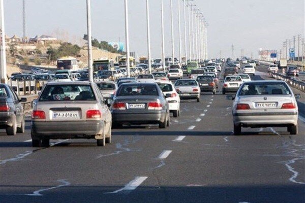 ترافیک شدید در اتوبان قزوین – کرج