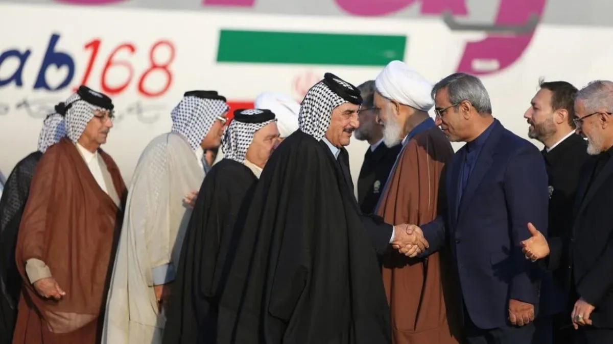 استقبال از شیوخ عشایر عراق در مشهد برای قدردانی از وفاداری آنان